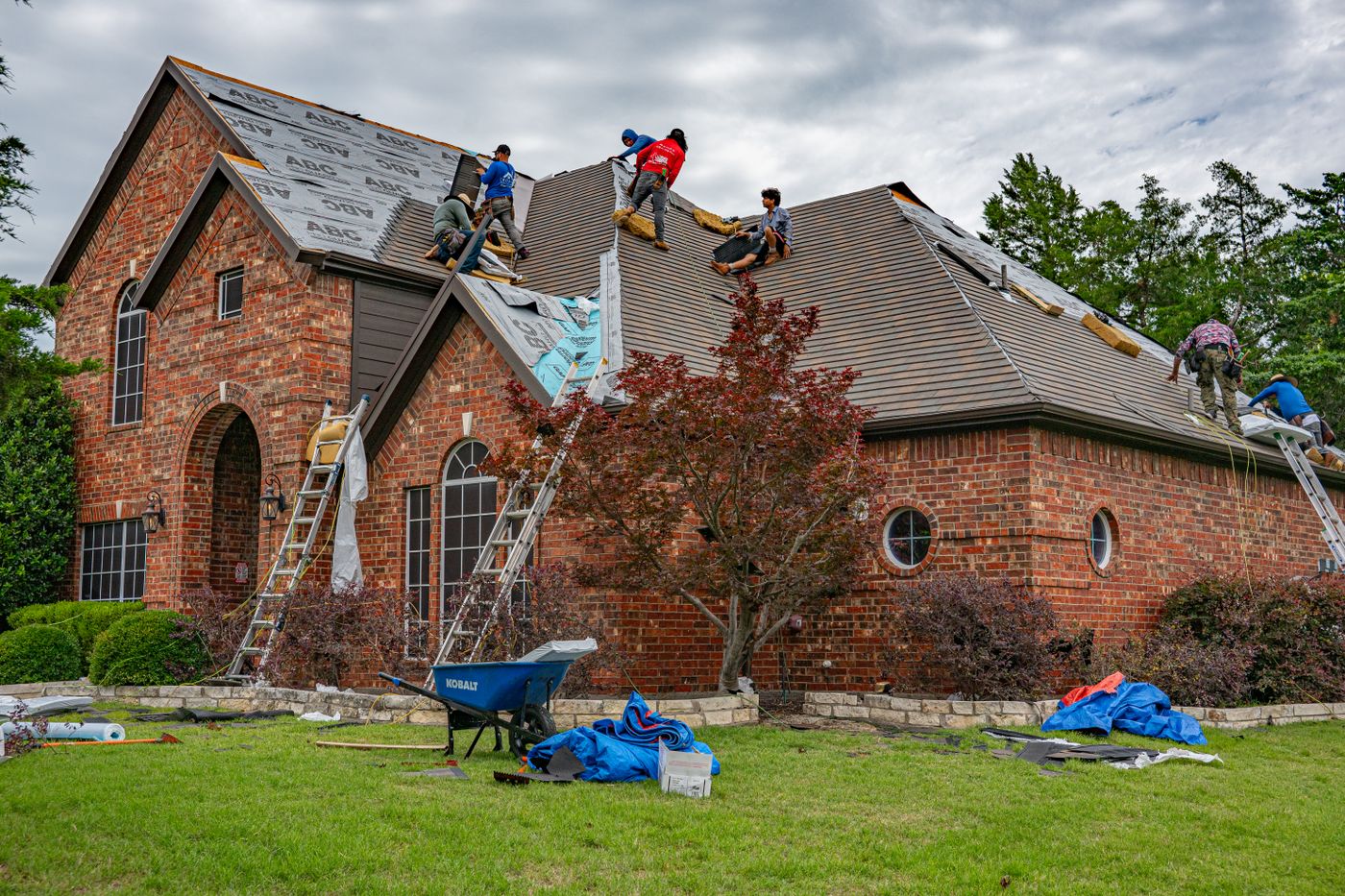 Legacy Construction contractor team on a residential project in Queens