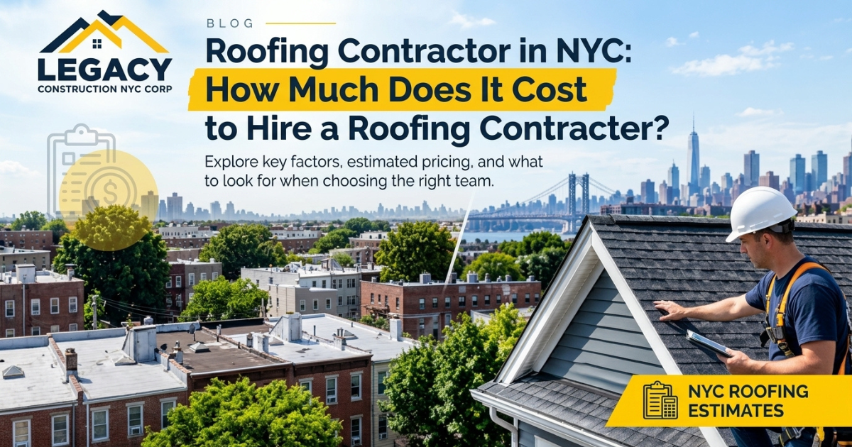 Cost to Hire a Roofing Contractor in NYC