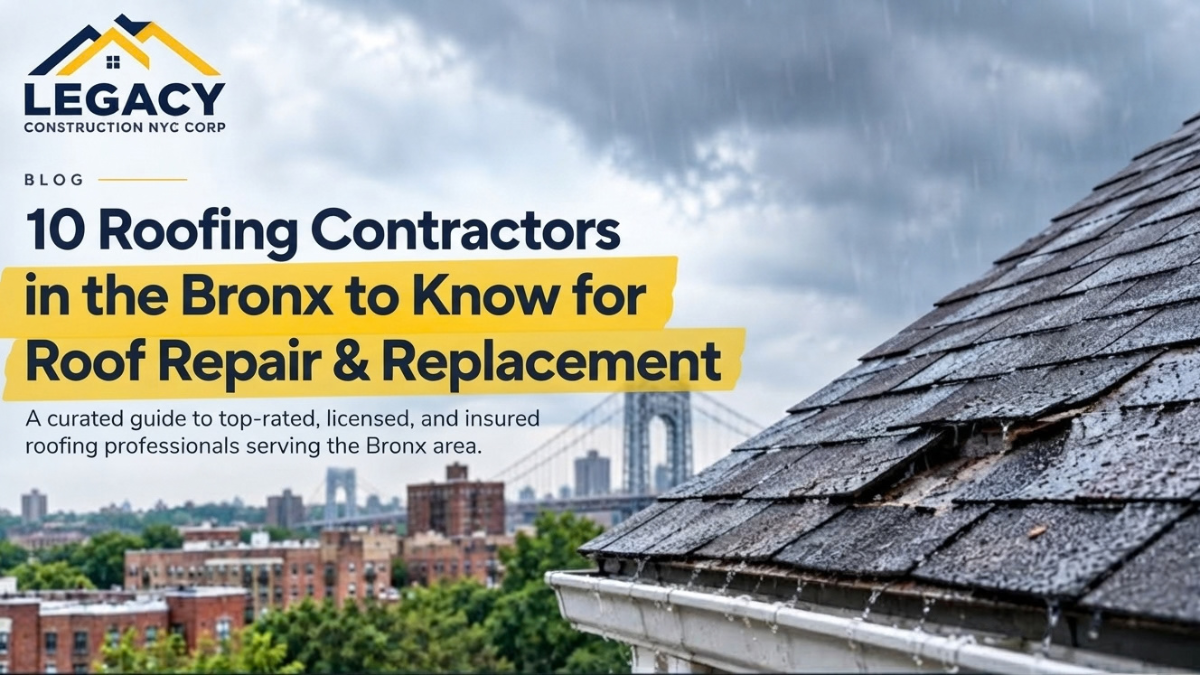 10 Roofing Contractors in the Bronx for Repair & Replacement
