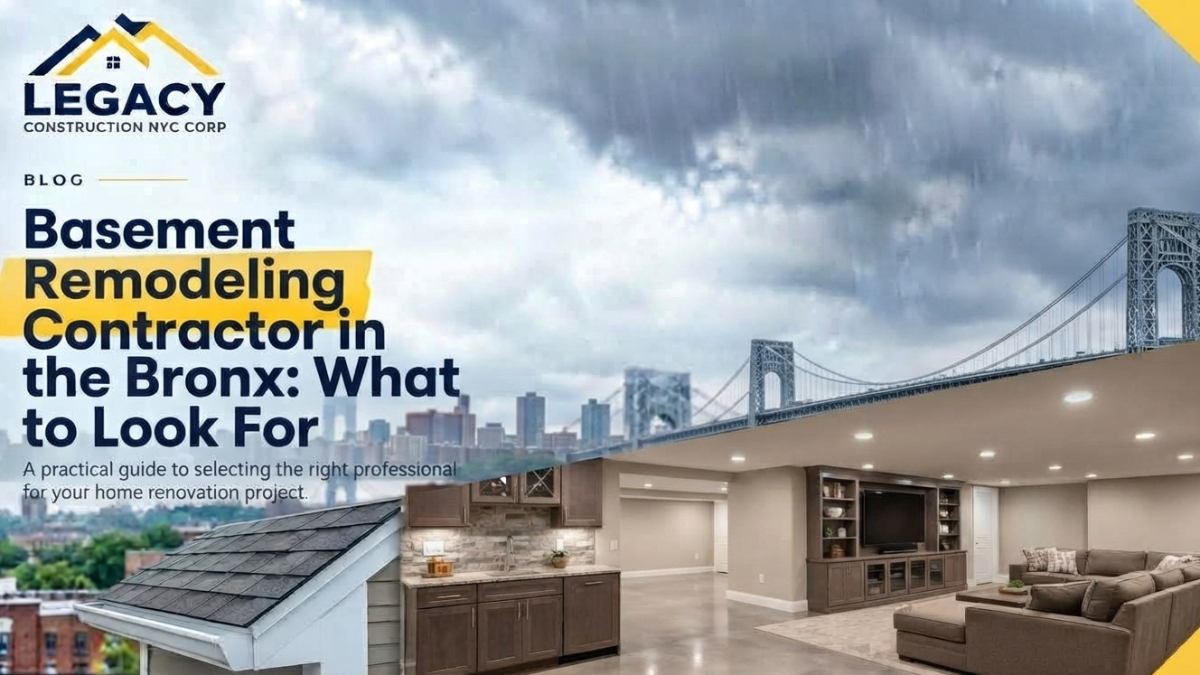 Basement Remodeling Contractor in the Bronx